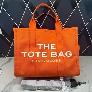 Marc Jacobs Medium Canvas Tote in Orange Dragon Fire (formerly “small”)